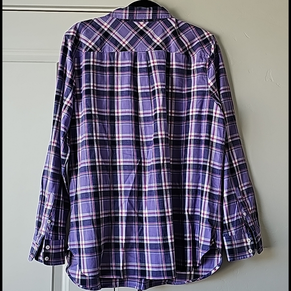 Talbots Checkered Button-down Longsleeves Shirt - Picture 3 of 11